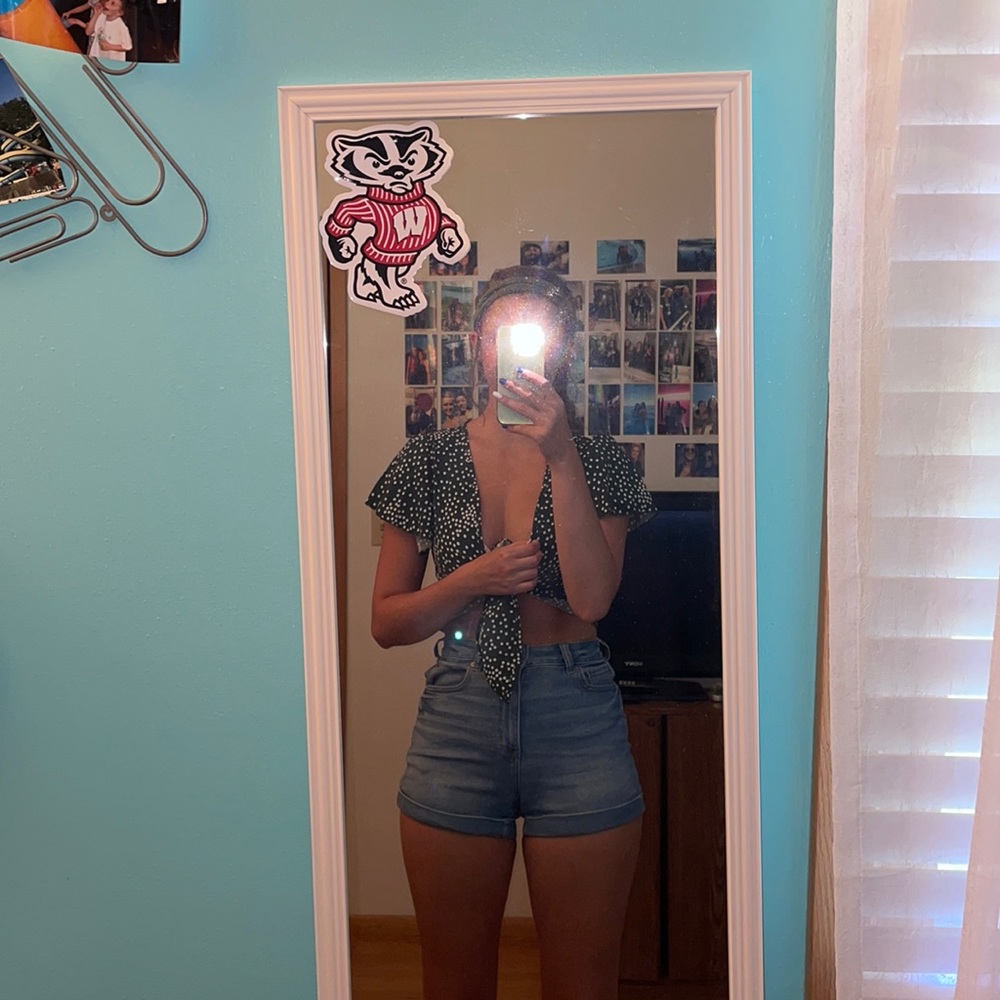 American eagle jean shorts